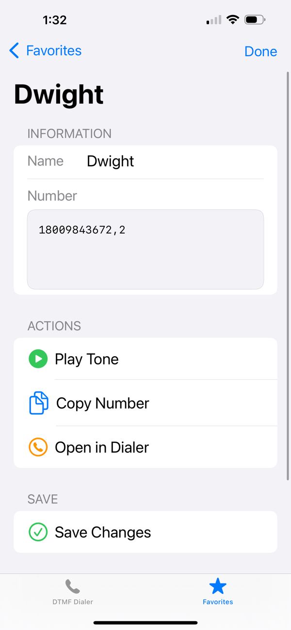 DTMF Dialer Tool screenshot 3
