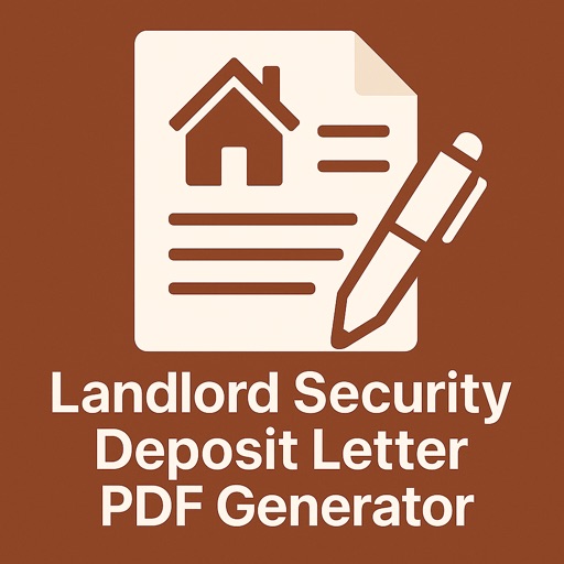 Deposit Letter PDF Generator icon