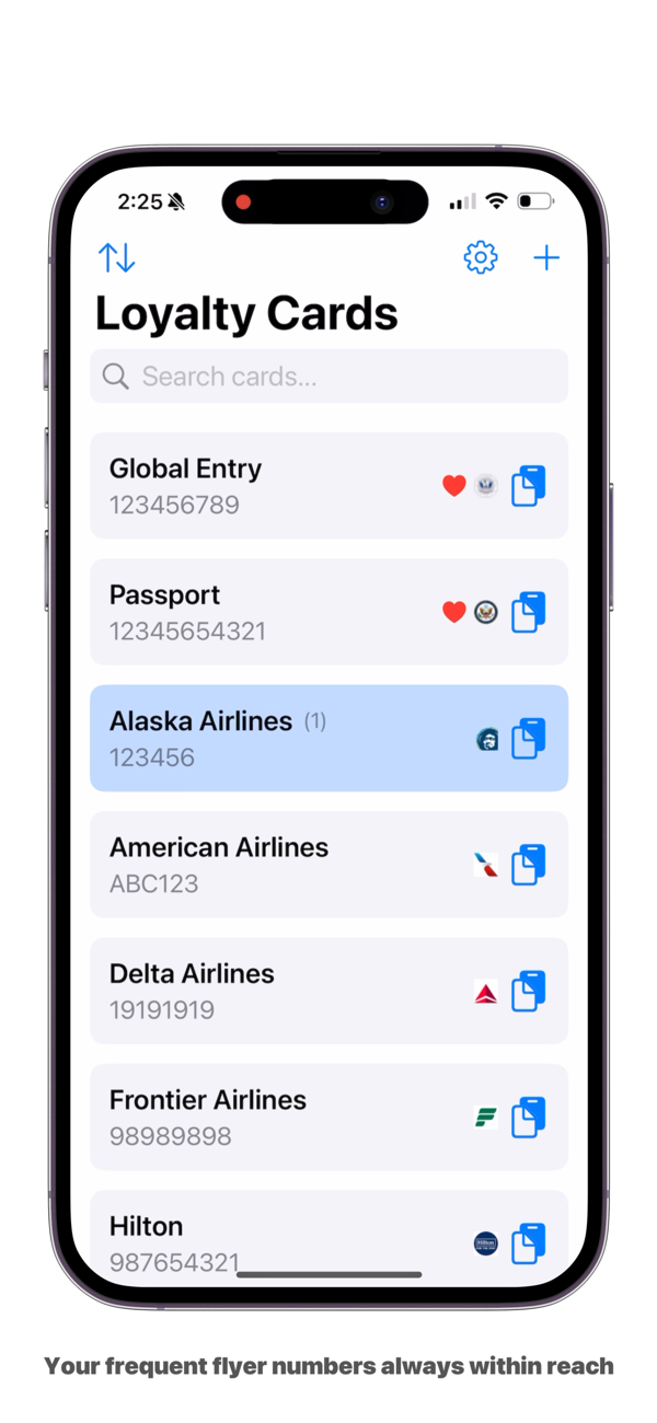 Loyalty Cards screenshot 2