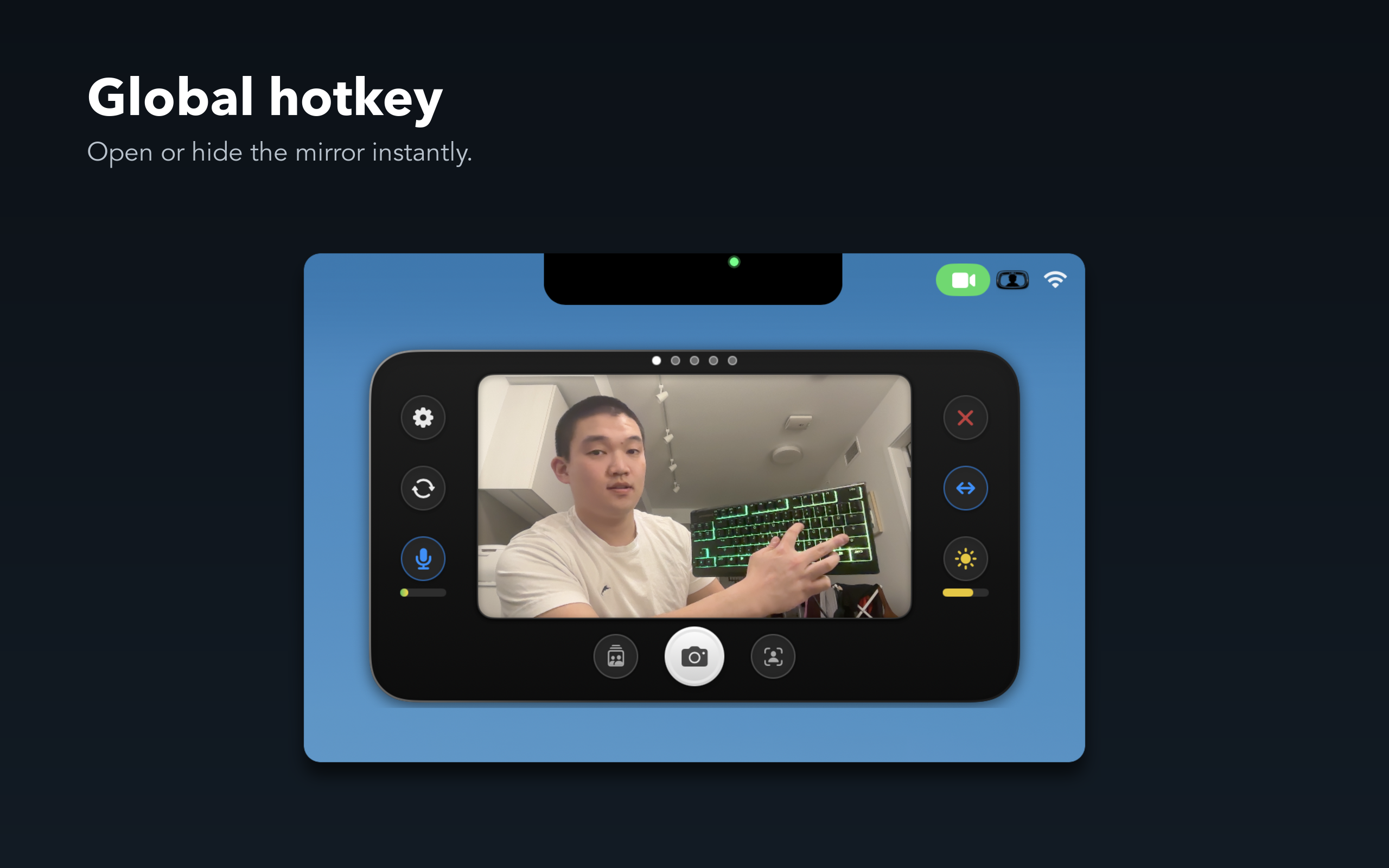 Global hotkey access