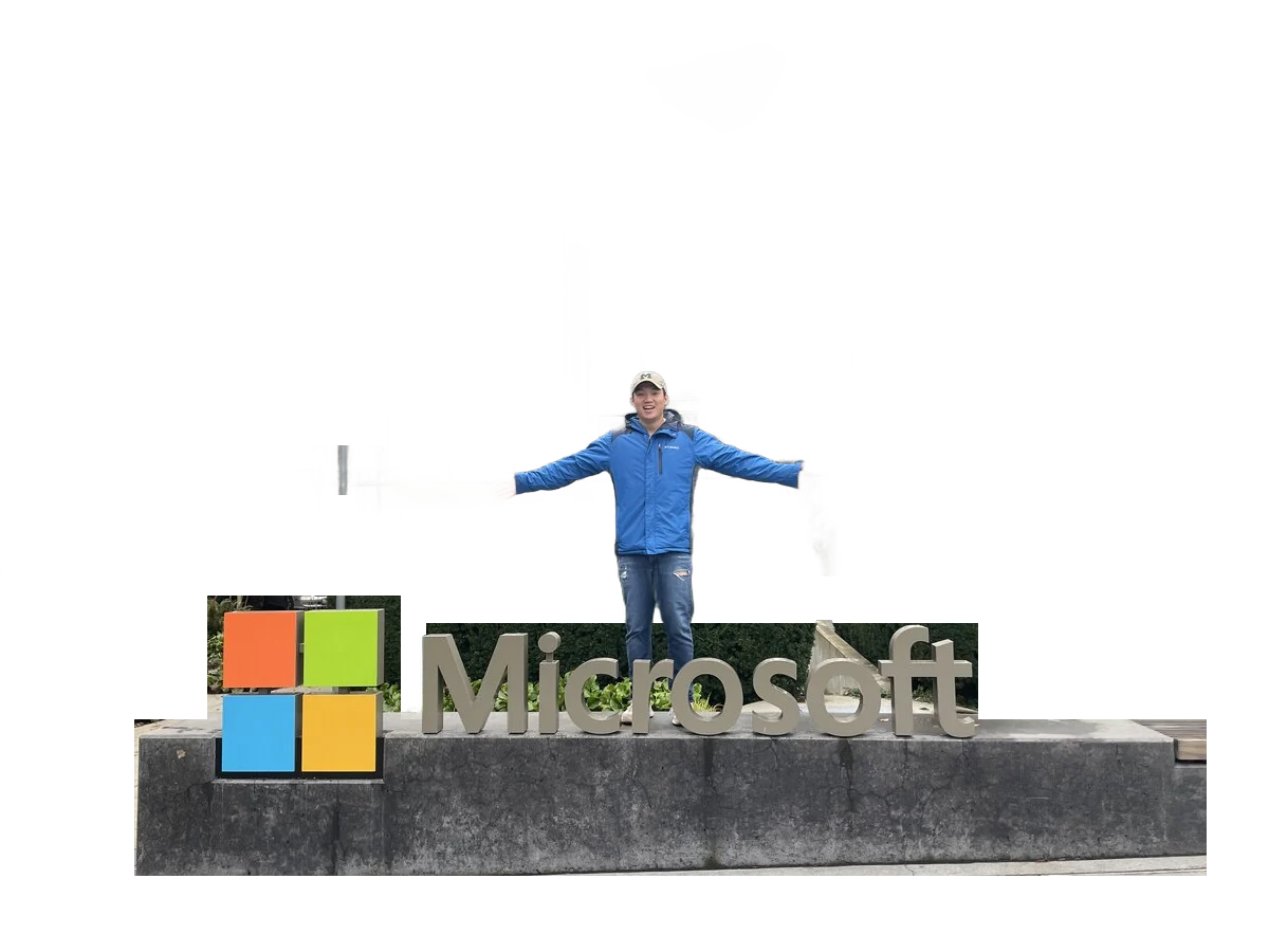 Kevin at the Microsoft Redmond campus